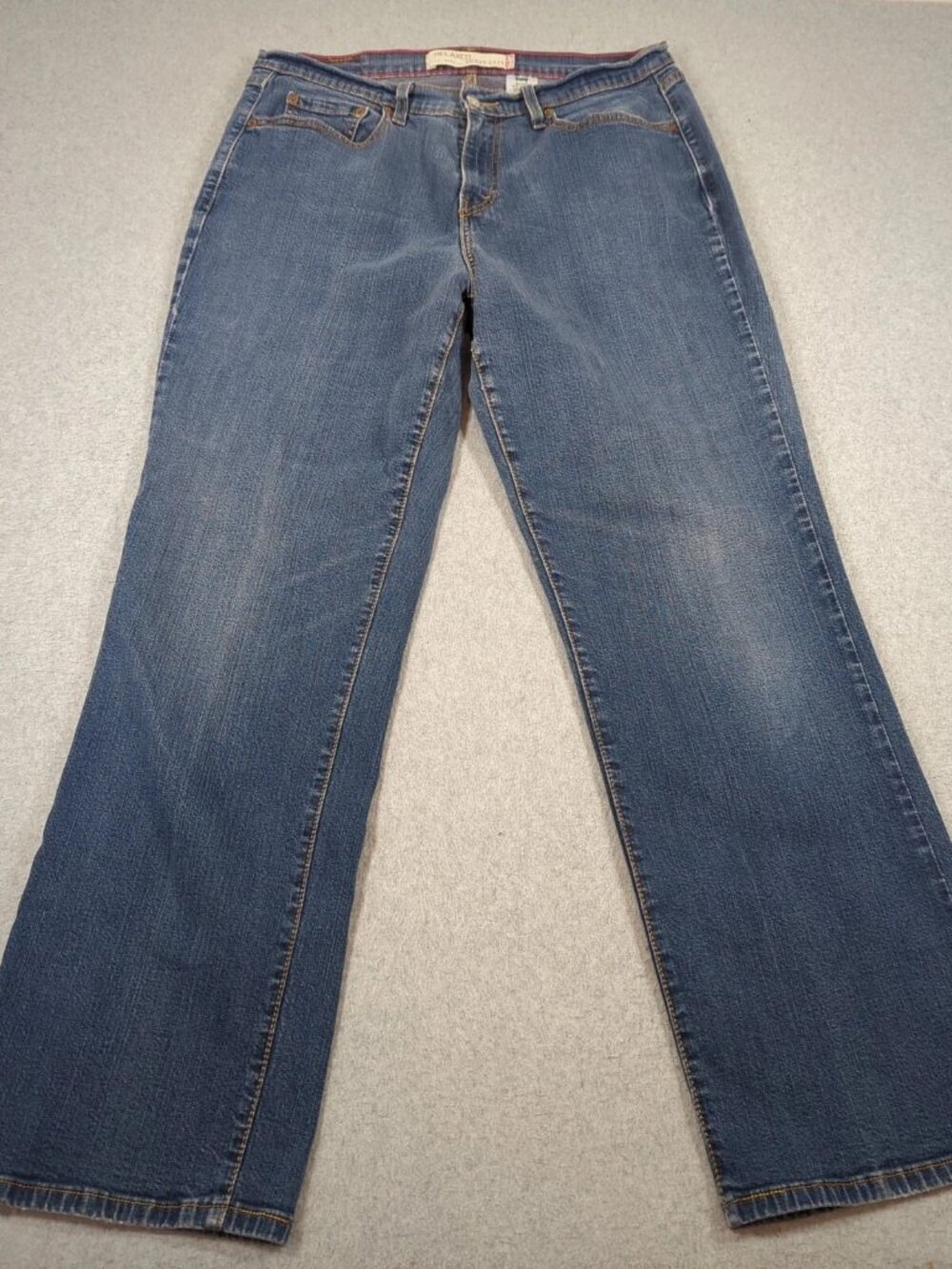 Levi's 550 Jeans Women's 16M (Fit 32x30) Blue Relaxed Bootcut High Rise Stretch